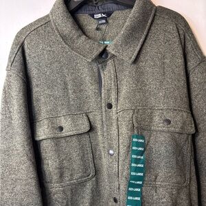 Eddie Bauer Sweater Fleece Shirt Jacket